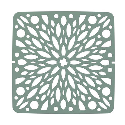 Bama Tappeto Salvapiatti Lavello Folia 30×30 cm Salvia – Antiscivolo e Antimuffa, Alta Resistenza