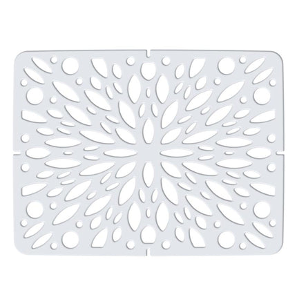 Bama Tappeto Salvapiatti Lavello Folia 40X30 Cm Antiscivolo E Antimuffa, Alta Resistenza Bianco Bama