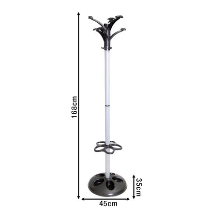 Bama Appendiabiti Con Portaombrelli Flow In Plastica E Metallo 45X35X168 Cm