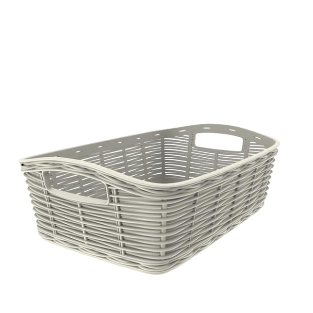 Bama Contenitore La Canestrina Mini 20x14x7h Panna – Portaoggetti Multiuso Stile Naturale