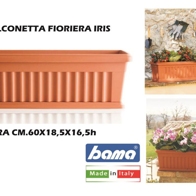 Balconetta Iris C/Racc. Cm.60X18