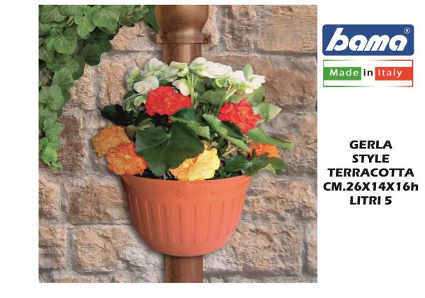 Gerla Style Terracotta Set 2 Pz. Cm.26X14X16H Lt.5-8007633306112