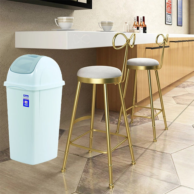 Bama Pattumiera Europa 65 Lt. Con Coperchio Basculante – Design Sobrio, 35X39X77H Cm