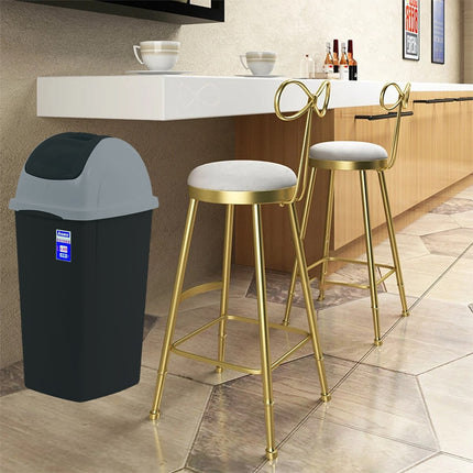 Bama Pattumiera Europa 65 Lt. Con Coperchio Basculante – Design Sobrio, 35X39X77H Cm
