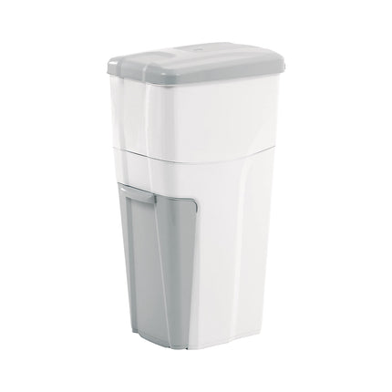 Bama Pattumiera Raccolta Differenziata Trypla Bianco 38,5 Lt. – 3 Scomparti, Design Innovativo, 28x39x70h cm