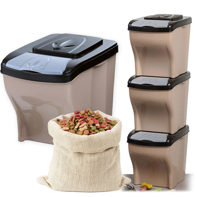 Bama Contenitore Poker Pet Set 3X20 Lt: Portacrocchette Salvaspazio In Colori Assortiti