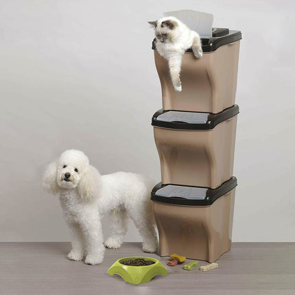 Bama Contenitore Poker Pet Set 3X20 Lt: Portacrocchette Salvaspazio In Colori Assortiti