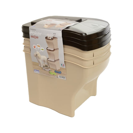 Bama Contenitore Poker Pet Set 3X20 Lt: Portacrocchette Salvaspazio In Colori Assortiti
