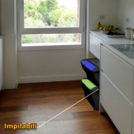 Bama Pattumiera Poker 1 Pezzo: Design E Funzionalità Per La Tua Casa Nera Assortita