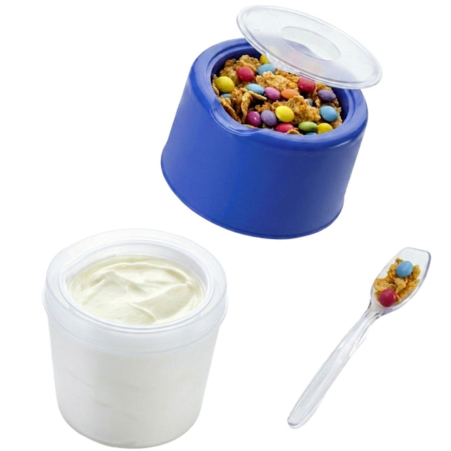 Portayogurt Termico Bama Yo Kit con Refrigerante e Cucchiaio - Colori Assortiti Bama