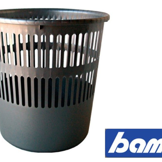 Bama Gettacarte Traforato 27,5X21X28H – Cestino Colorato Per Ufficio, Casa O Scuola, Colori Assortiti