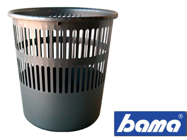 Bama Gettacarte Traforato 27,5X21X28H – Cestino Colorato Per Ufficio, Casa O Scuola, Colori Assortiti Bama