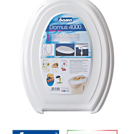 Bama Sedile Wc Domus 4000: Copriwater Universale Bianco