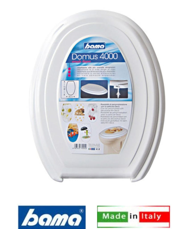 Bama Sedile Wc Domus 4000: Copriwater Universale Bianco Bama