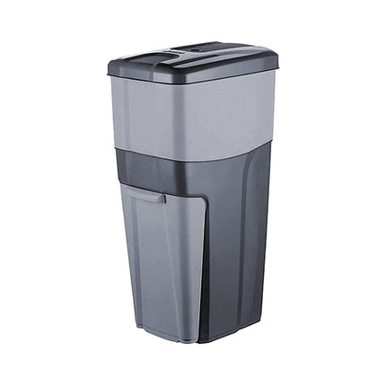 Bama Pattumiera Raccolta Differenziata Trypla 38,5 Lt. – 3 Scomparti, Design Innovativo, 28X39X70H Cm Bama