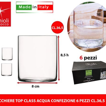 Bormioli Rocco Bicchiere Top Class Multiuso Conf. 6 Pz. Diverse Capacità