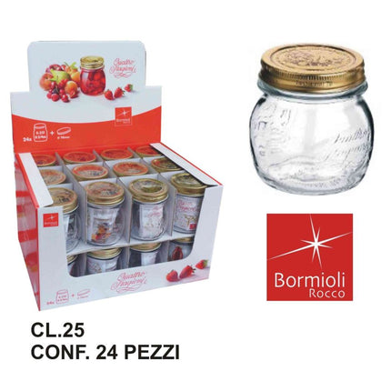 Bormioli Rocco Vasetto Quattrostagioni Con Capsula In Diverse Misure Bormioli Rocco