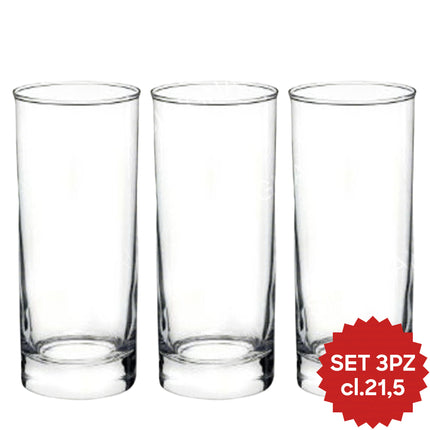 BICCHIERE CORTINA CONF. 3 PZ. CL.21,5 WHISKY Bormioli Rocco