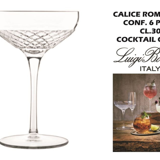 Calice Roma 1960 Conf. 6 Pz. Cl.30 Cocktail Coupe-032622027776