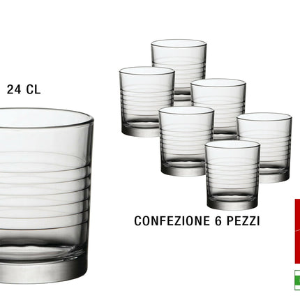 Bicchiere Arena Conf. 6 Pz. Cl.24 Acqua-8004360031768