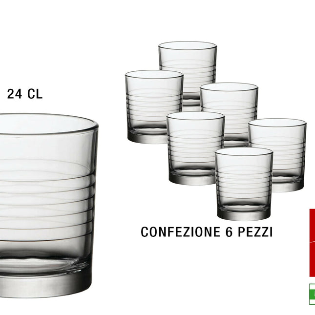 Bicchiere Arena Conf. 6 Pz. Cl.24 Acqua-8004360031768