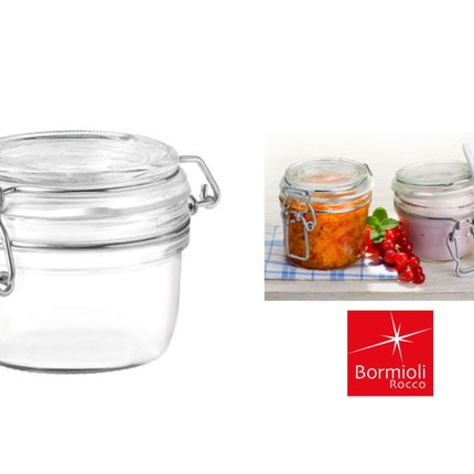 Bormioli Rocco Vaso Vetro Fido Con Chiusura Ermetica Per Conservazione E Dispensa In Cucina Bormioli Rocco