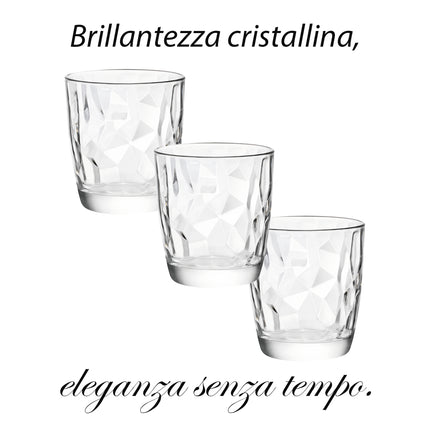 Bormioli Rocco Bicchiere Diamond Confezione 3 Pz. Cl.30,5 Acqua Bormioli Rocco