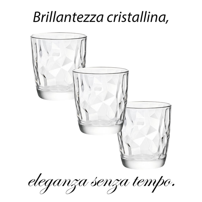 Bormioli Rocco Bicchiere Diamond Confezione 3 Pz. Cl.30,5 Acqua Bormioli Rocco