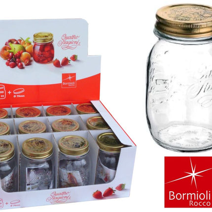 Bormioli Rocco Vasetto Quattrostagioni Con Capsula In Diverse Misure Bormioli Rocco