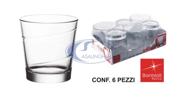 Bicchiere Archimede Conf. 6 Pz. Cl.24-8004360074376