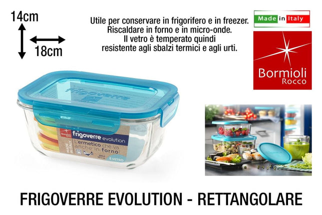 Bormioli Rocco Frigoverre Evolution: Contenitori In Vetro Rettangolari E Quadrati Per Una Cucina Versatile Bormioli Rocco