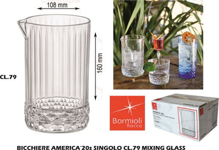 Bormioli Rocco Bicchiere America '20S: Mixing Glass Singolo Cl 79