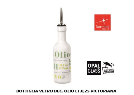 Bottiglia Vetro Dec. Olio Lt.0