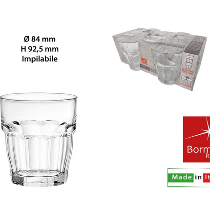 Bicchiere Rock Bar Conf. 4 Pz. Cl.27-8411712763404
