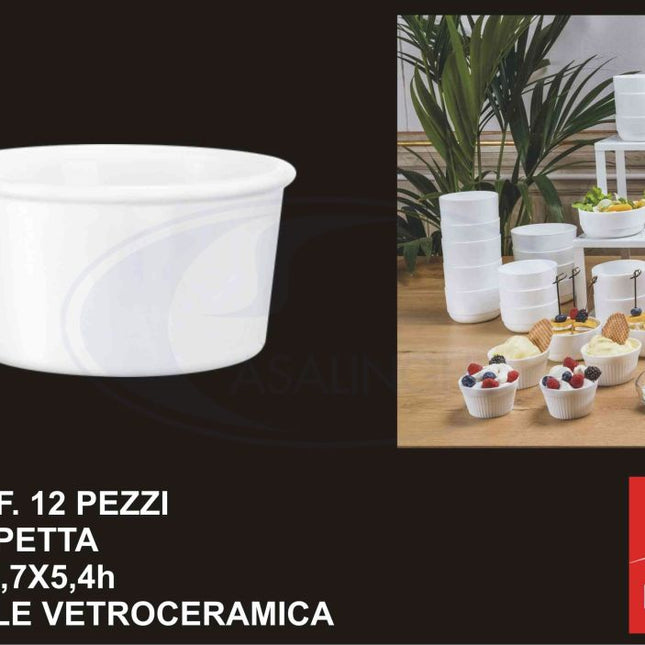 Coppetta Aromateca Gelato Conf. 12 Pz. Cm.8