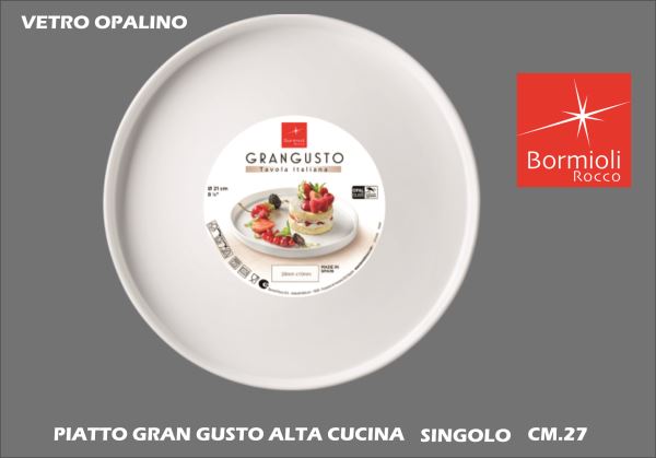 Piatto Gran Gusto Alta Cucina Cm.27-8411712769475