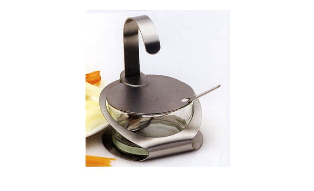 Cok Formaggiera In Vetro E Accio Inox Modello Sirio Borella Casalinghi srl