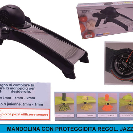 MANDOLINA CON PROTEGGIDITA REGOL. JAZZ Borella Casalinghi srl