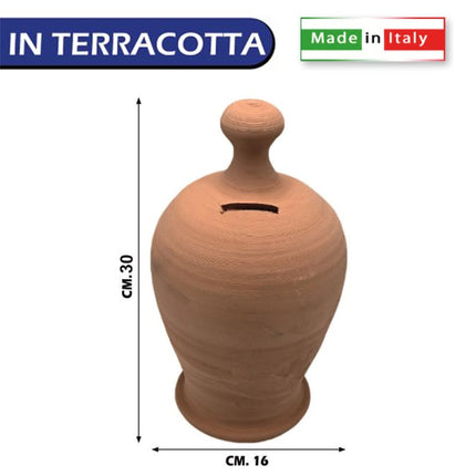 Sicignano Salvadanaio In Terracotta Di Varie Dimensioni Per Arredare Con Stile E Funzionalità Casalinghi Sicignano