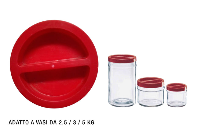 TAPPO ROSSO X VASO ORTES GR.2500/3500/5000 Ambrosio Vetri