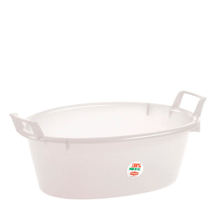 Stefanplast Bacinella Ovale Polietilene Azzurro Neutro 45-80 cm Stefanplast