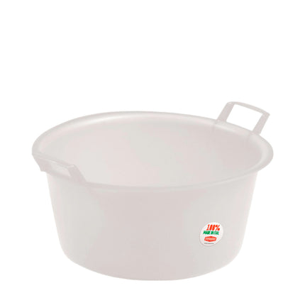 Stefanplast Bacinella Rotonda Polietilene Neutro-Azzurro Ø30-55cm Stefanplast