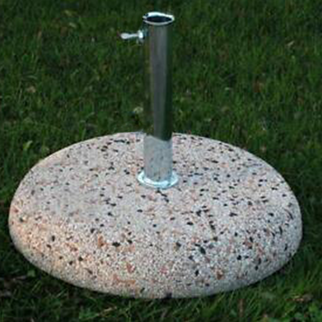 Base Ombrellone In Cemento Granito 25-35Kg Tubo 42-52-62Mm
