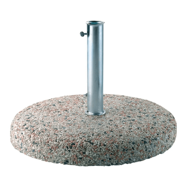 Base Ombrellone In Cemento Granito 25-35Kg Tubo 42-52-62Mm