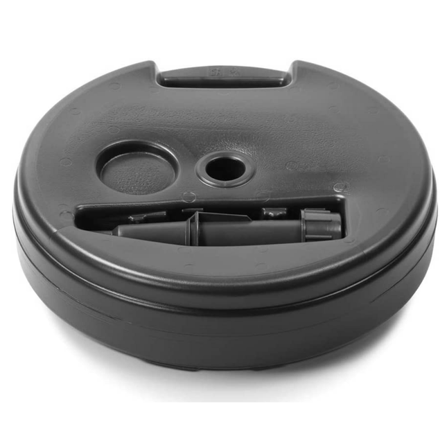 Base Per Ombrellone Mare Giardino Plastica Da Riempire 17 Lt. Grande Ø 45×10 Cm