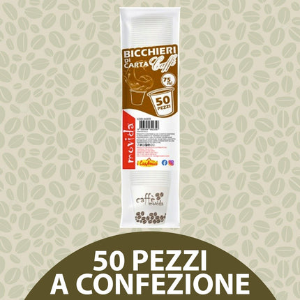 Bicchieri Carta Caffè 75Ml Bicchierini Bio Per Espresso Macchinetta Ufficio