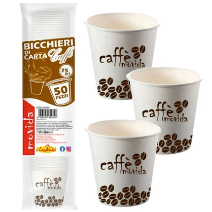 Bicchieri Carta Caffè 75Ml Bicchierini Bio Per Espresso Macchinetta Ufficio