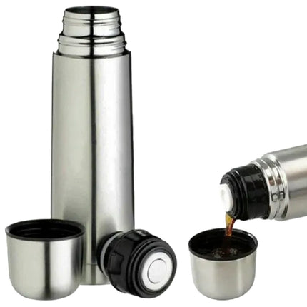 Ilsa Bottiglia Termica Ilsa Per Bevande Caffè Con Tazza Thermos Acciaio Inox 18/10