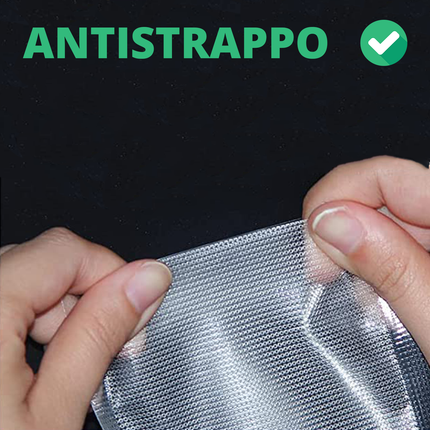 Buste Goffrate Ermetico 25 Sacchetti Sottovuoto Alimenti