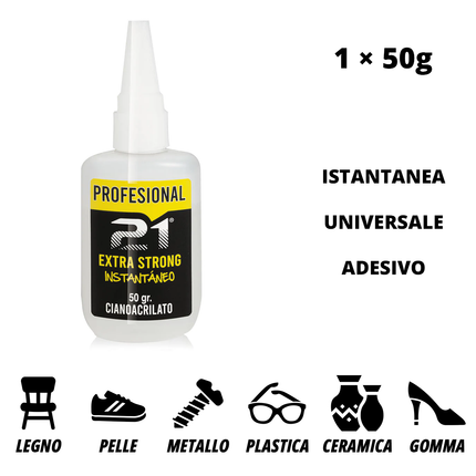 Colla 21 Profesional — Adesivo Istantaneo Cianoacrilato Media Viscosità Professionale 21 Campania